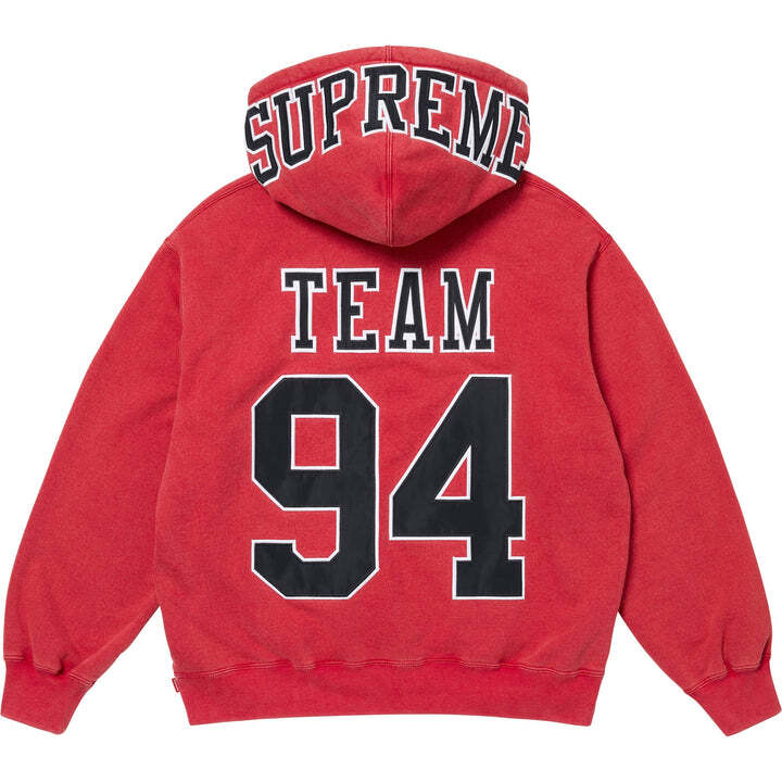 Supreme Team 94 Hooded Sweatshirt Red | eBay