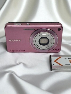 N Mint] Sony Cyber-shot DSC-W350 Pink 14.1MP Digital Camera