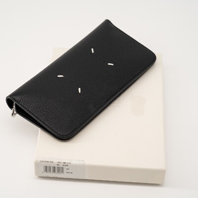 Maison Margiela Eye Mask Case Set Black Leather Travel | eBay