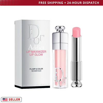 Dior Addict Lip Glow & Maximizer (001 Pink) Plumping gloss & balm