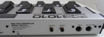 Behringer FCB1010 Midi Foot Controller with Power Cable Used | eBay