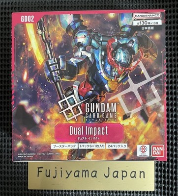 Gundam Card Game Dual Impact Booster Box GD02 Tape Sealed Japanese