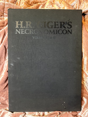 H.R. Giger Necronomicon I & II Deluxe, Signed & Numbered 121/666 w