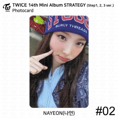 TWICE 14th Mini Album STRATEGY Step1,2,3,4 Photocard Postcard