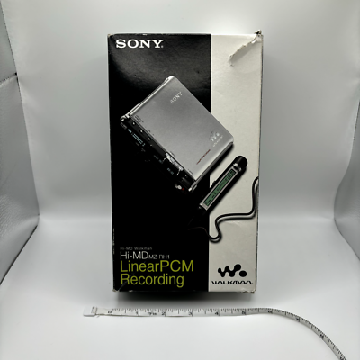 SONY MZ-RH1 Walkman Hi-MD MiniDisc Recorder Player Silver 2016