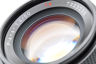 Contax Carl Zeiss Planar T* 50mm f/1.4 MMJ Near Mint MF Lens From