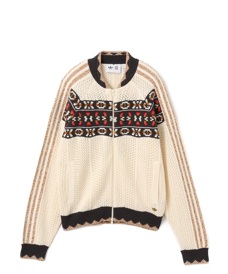 CLOT x Adidas Originals Crochet SST Knit Zipper Track Top IM7909