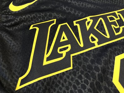 NIKE KOBE BRYANT LA LAKERS BLACK MAMBA CITY EDITION SWINGMAN #8