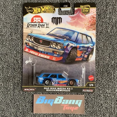 Hot Wheels Premium MAD MIKE Mazda RX-3 Wagon Ronin Run II 2025 (In