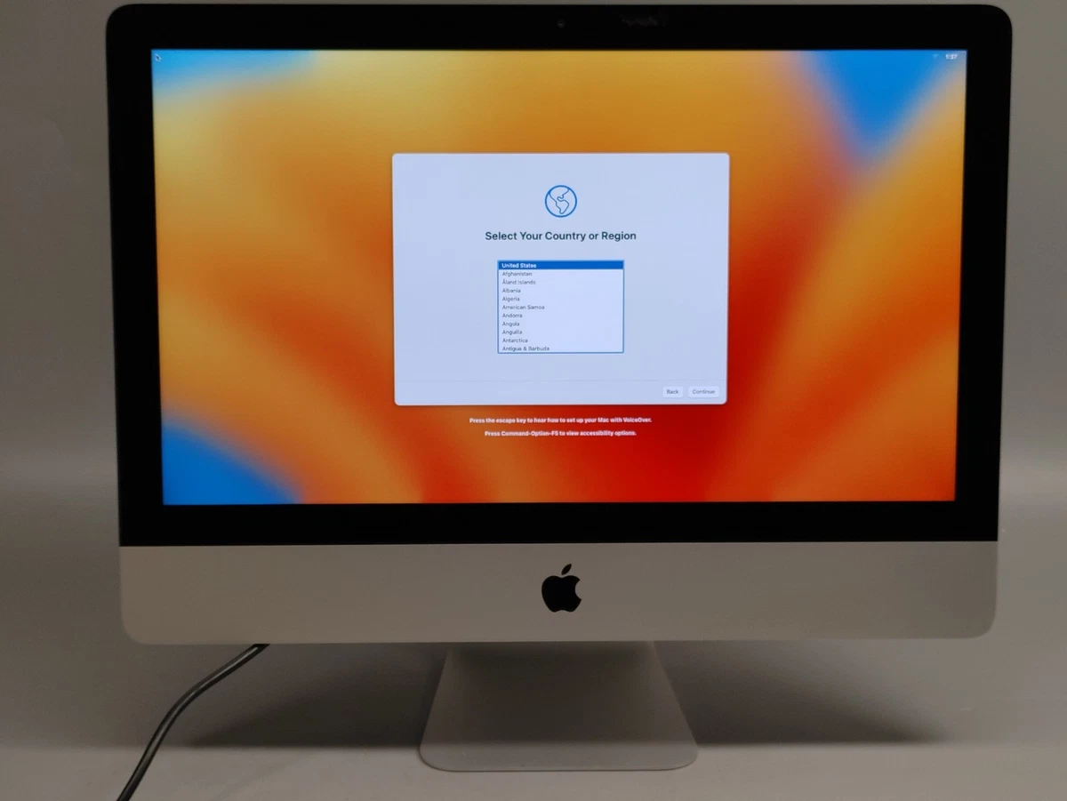 Apple iMac Intel Core i5 7th Gen. 2017 Release Year Apple Desktops