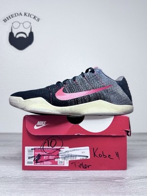 Size 10 - Nike Kobe XI 11 Elite Low Tinker Muse Red Sneakers