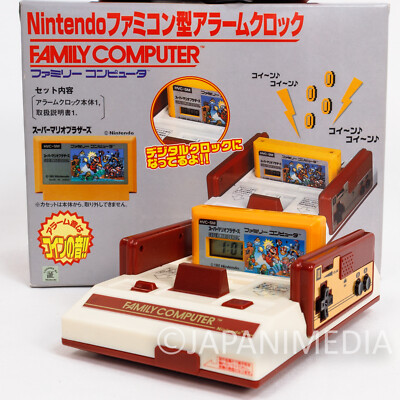 Nintendo Famicom Type Figure Alarm Clock Super Mario Bro. Ver