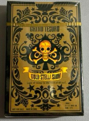 ONE PIECE Gold Playing Cards Set Special Playing Cards MOnkey D