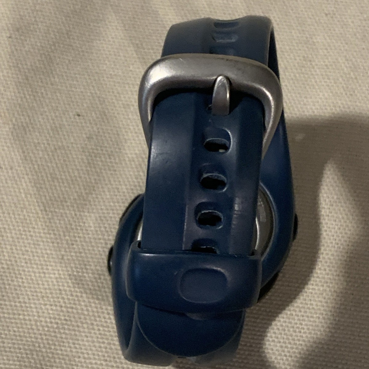 Vtg NIKE Triax WR0065 246 Watch H20 50M Digital 27 LAP CHRONO Blue