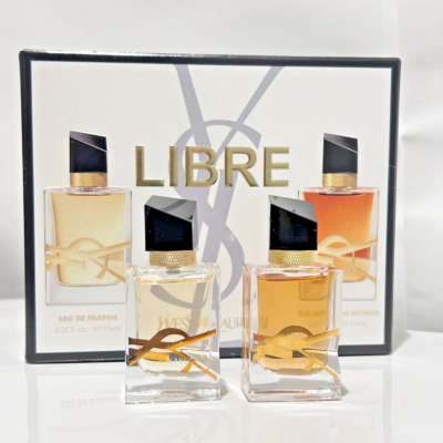 New YSL 2PC Libre Collection EDP Perfume Splash Mini Duo Set~2x