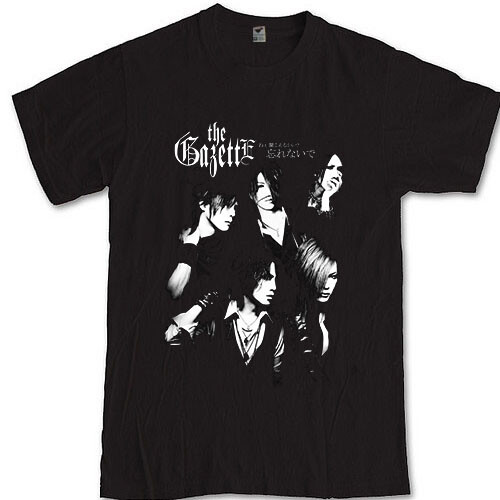 The Gazette Gazetto t-shirt Japanese visual kei cotton dtg tee | eBay