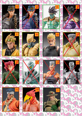 Medicos Super Action Statue JoJo Set Of 2 SAS & JoJoWorld Aurora