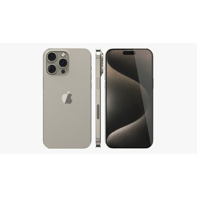 iPhone 15 Pro Max - 512GB - Natural Titanium- Unlocked-Excellent