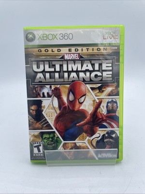Marvel Ultimate Alliance Gold Edition Xbox 360 Free Shipping