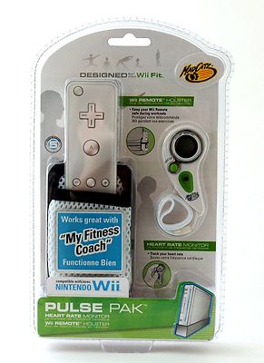 NEW Nintendo Wii Fit PULSE PAK Heart Rate Monitor Remote WHITE my
