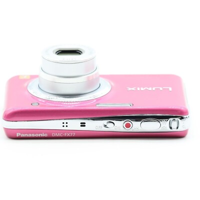 Panasonic Lumix Digital Camera Glamorous Pink Dmc-Fx77-P From JP