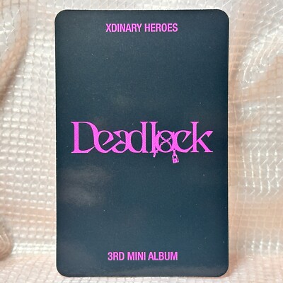 Jun Han Official Photocard Xdinary Heroes 3rd Mini Album Deadlock