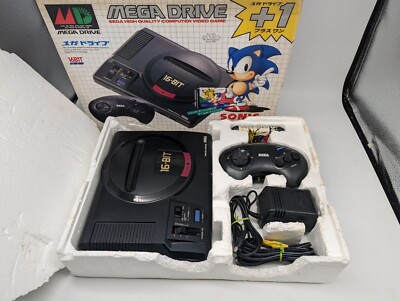 Boxed: Mega Drive PLUS 1 SONIC Console HAA-2510 Sega Genesis