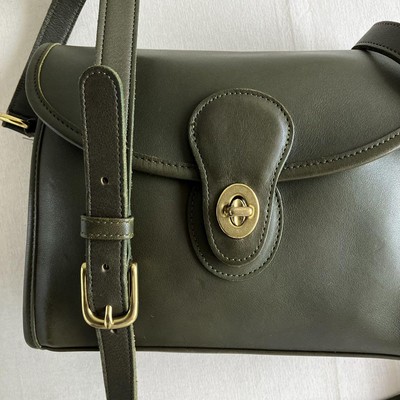 Rare Vintage Coach Devon Bag in Olive Green | eBay