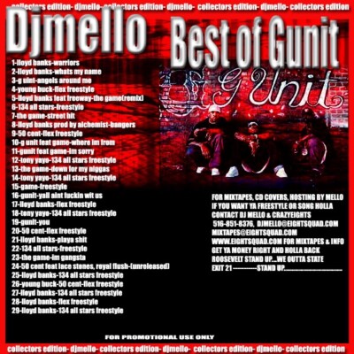 DJ MELLO THE BEST OF G-UNIT 2004 RARE NYC MIXTAPE MIX CD 50 CENT