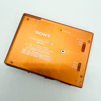 SONY Walkman MZ-R50 MD player Recorder Orange Good GP | eBay