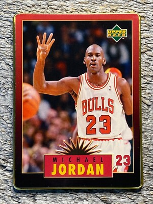 1996-97 Upper Deck Basketball MIchael Jordan All Metal Card #5