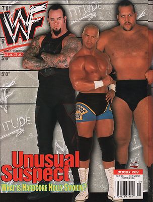 WWF Magazine October 1999 The undertaker VG 121115DBE | eBay