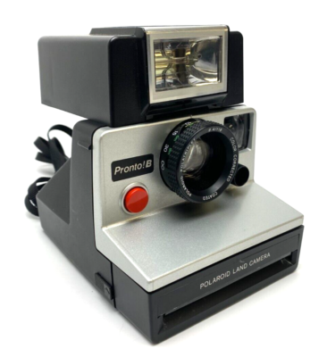 VINTAGE POLAROID SX-70 PRONTO B! LAND CAMERA + ITT MAGICFLASH