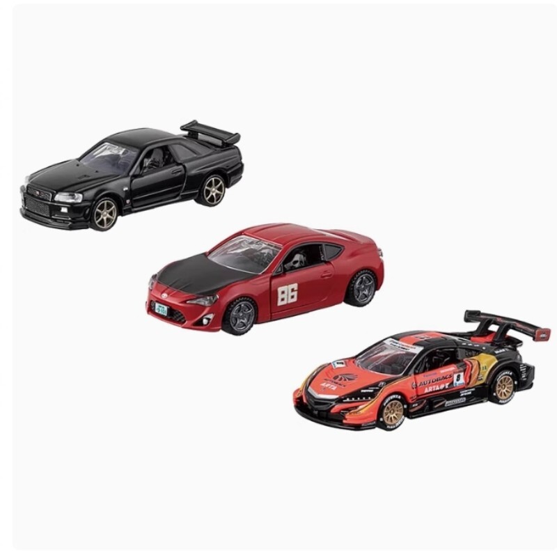 Tomica Premium 10th Anniversary Collection GT-R BNR34 Toyota GT86