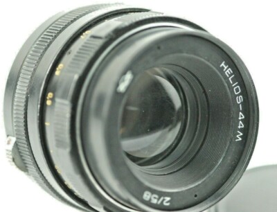 Helios 44m KMZ 58mm f2 SLR Soviet Bokeh Manual portrait Lens M42