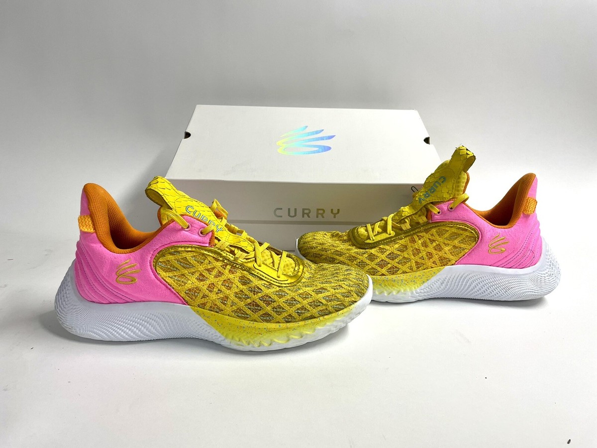 CURRY 9セサミストリートコラボ バスケットボールシューズ イエロー