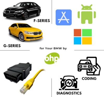 OHP ENET Bimmercode OBD2 For BMW-series Coding Heavy Duty Cable | eBay