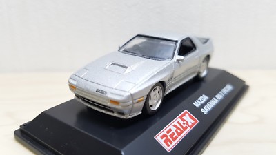 1/72 Real-X MAZDA SAVANNA RX-7 FC3S GT-LIMITED SILVER diecast car