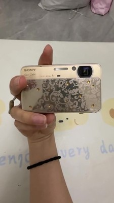 SONY Cyber Shot DSC-T99D 14.1MP CCD Vintage Digital Camera Gold | eBay