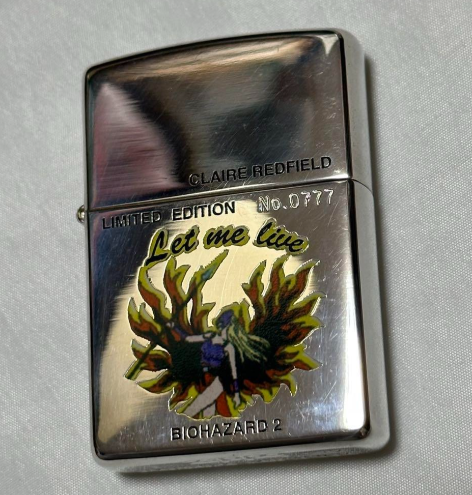 Zippo Resident Evil 2 Claire Redfield Limited Lighter Biohazard No
