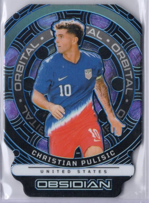 2024-25 Obsidian Christian Pulisic Orbital ELECTRIC ETCH BLUE