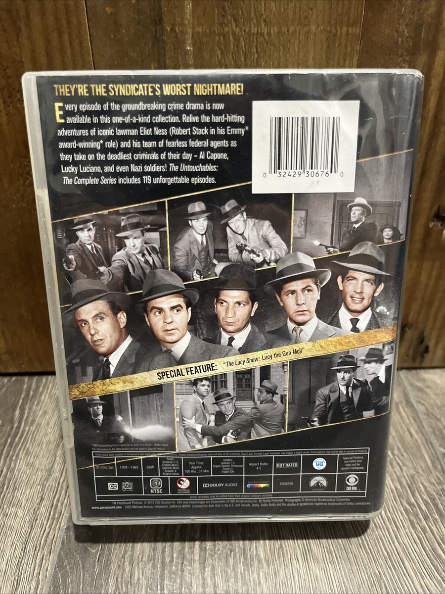 THE UNTOUCHABLES: The Complete TV Series (DVD SET) USED COMPLETE