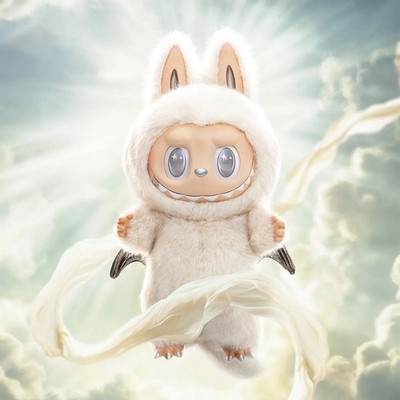 AUTHENTIC POP MART Zimomo Angel in Clouds Vinyl Plush Doll (STILL
