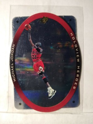 1996 Upper Deck SPX Holoview Heroes Michael Jordan #H1 Bulls DIE