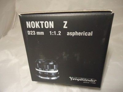 Voigtländer Nokton 1.2/23Mm D For Nikon Z for sale online | eBay
