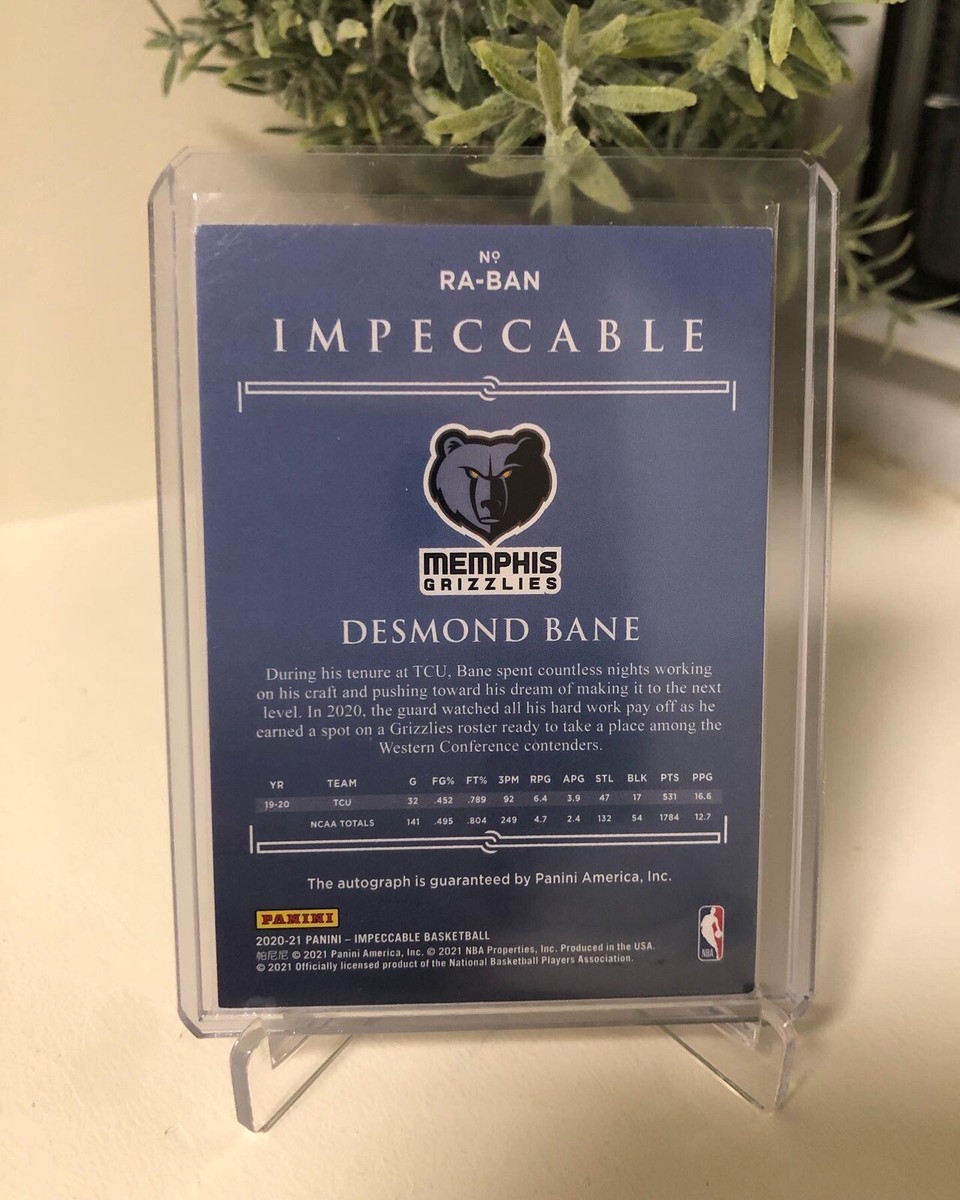 Desmond Bane RC auto one&one /49シリ 未開封 Desmond Bane Autograph