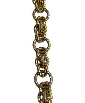 GUCCI Chain Belt GG Logo mark Vintage Long necklace Gold Length