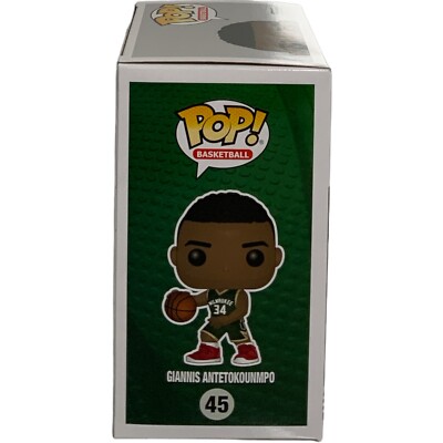 Funko POP! #45 Giannis Antetokounmpo Milwaukee Bucks NBA With Soft