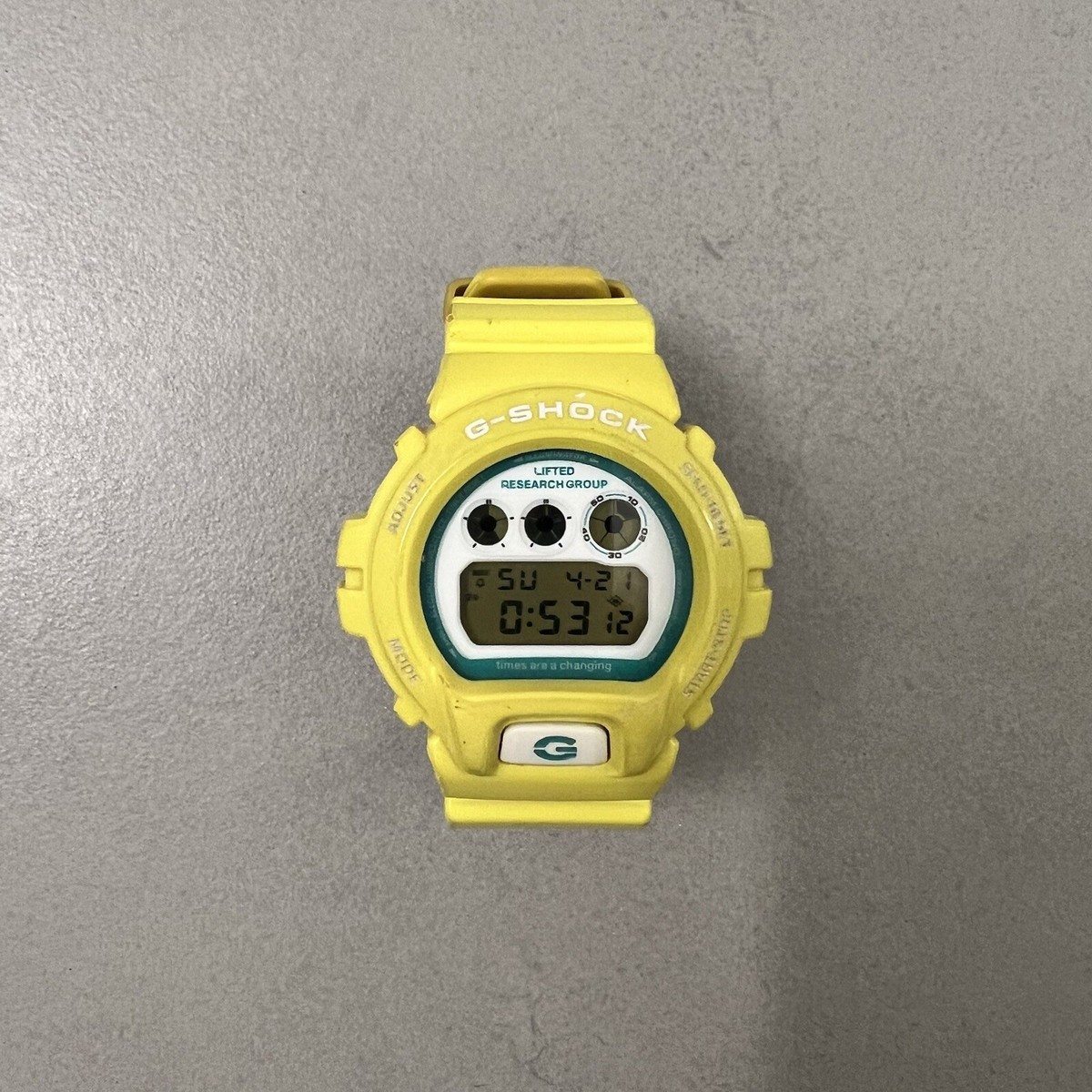 CASIO G-SHOCK Yellow LRG Lifted Research Group DW-6900LR DW-6900