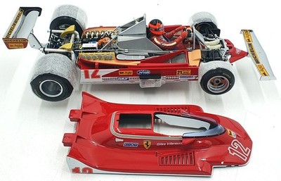 Exoto 1/18 Scale Diecast 97073 - Ferrari 312 T4 G.Villeneuve #12
